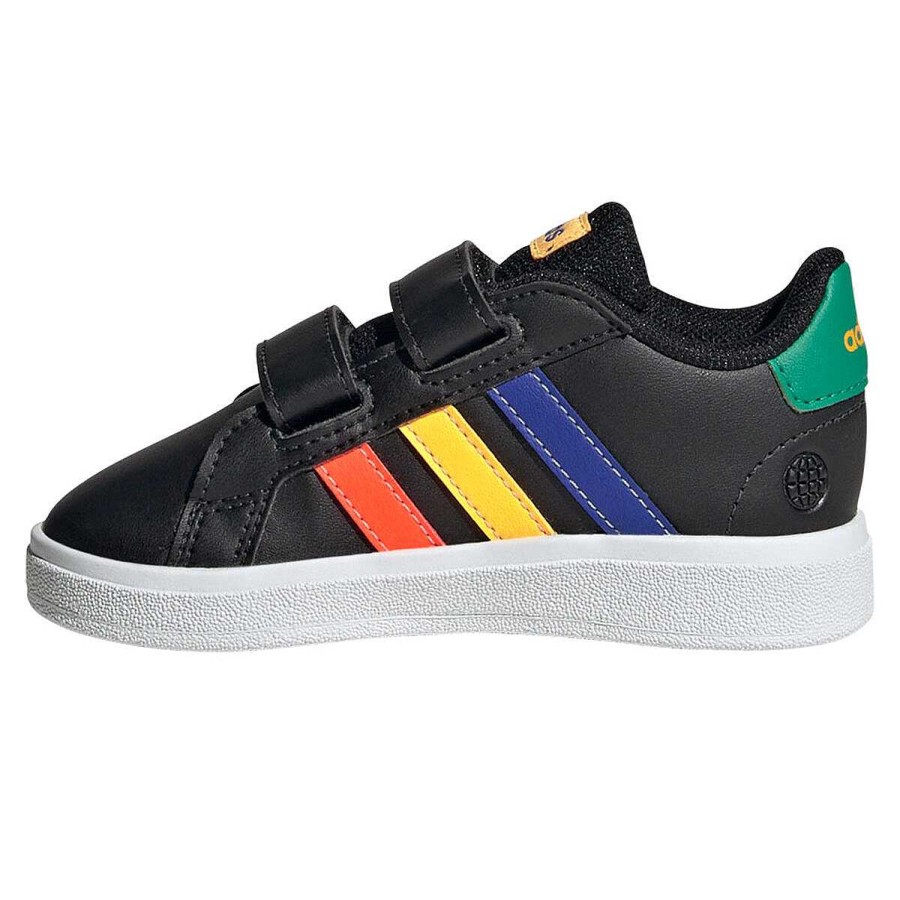 Kids adidas Girls Shoes | Adidas Grand Court 2.0 Toddlers Shoes Black/Blue