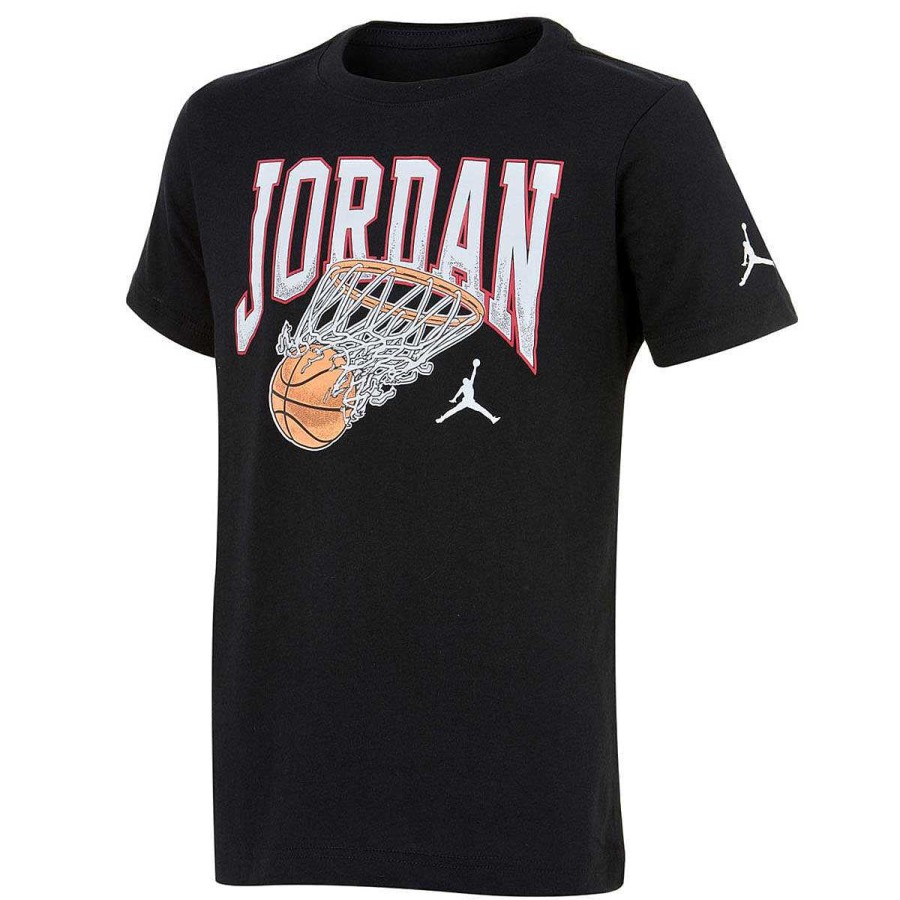 Kids Jordan Tees & Tops | Jordan Boys Buckets Tee Black