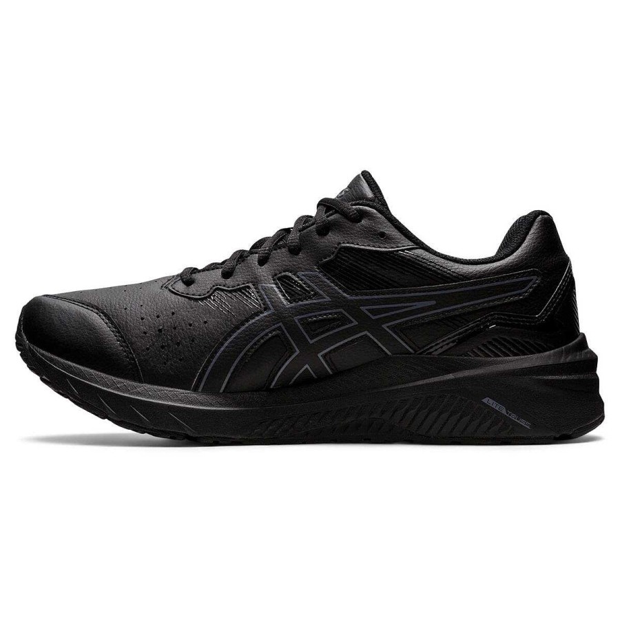 Kids Asics School Shoes | Asics Gt 1000 Le 2 2E Mens Walking Shoes Black