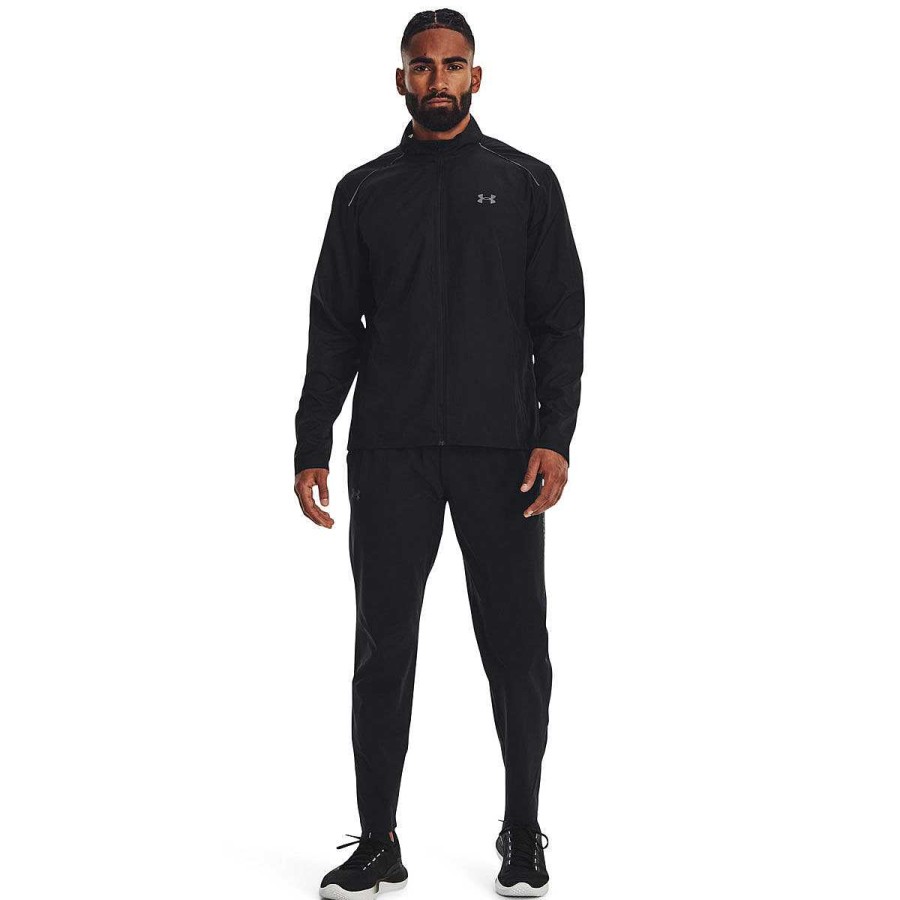 Men Under Armour Hoodies & Sweatshirts | Under Armour Mens Ua Storm Run Jacket Black