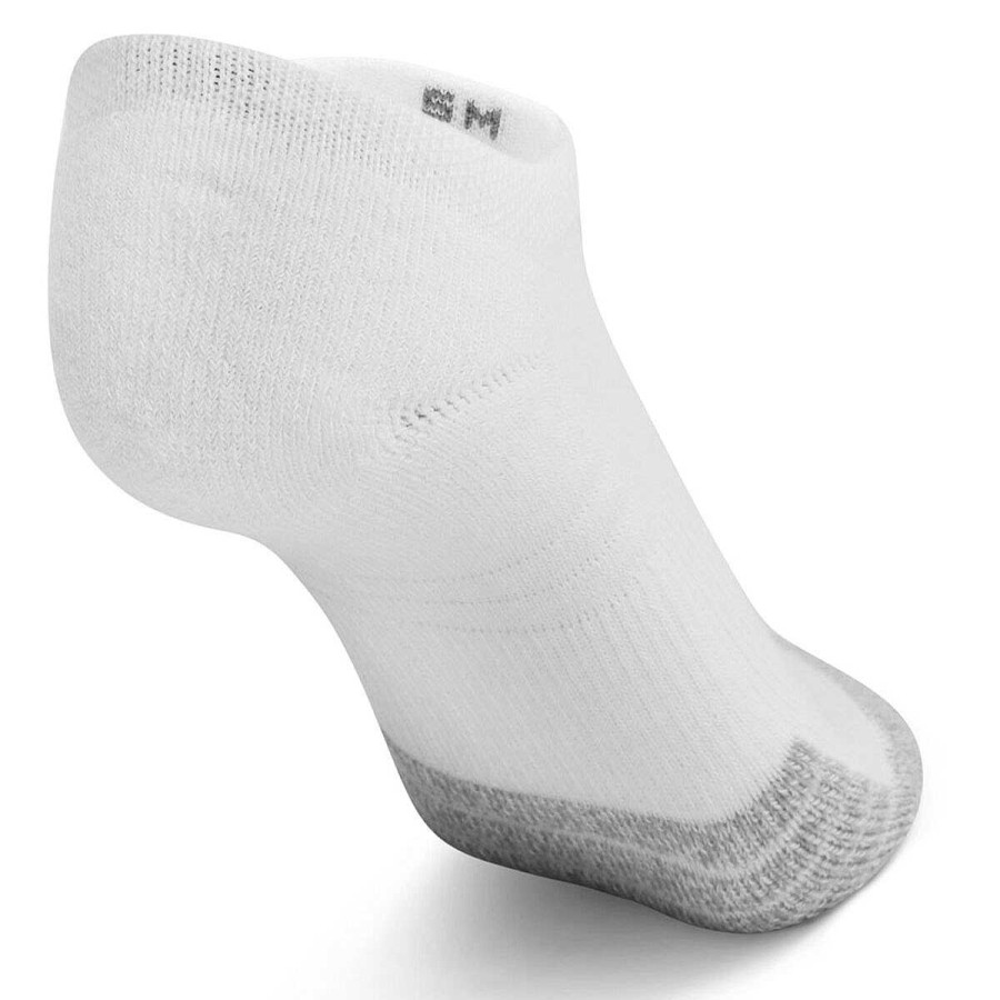 Men Under Armour Socks | Under Armour Kids Heatgear No Show Socks 3 Pack White