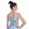 Kids Flo Active Bras & Crops | Flo Active Girls Remi Criss Cross Bra Blue