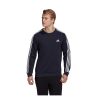 Men adidas Hoodies & Sweatshirts | Adidas Mens Essentials French Terry 3-Stripes Sweatshirt Navy