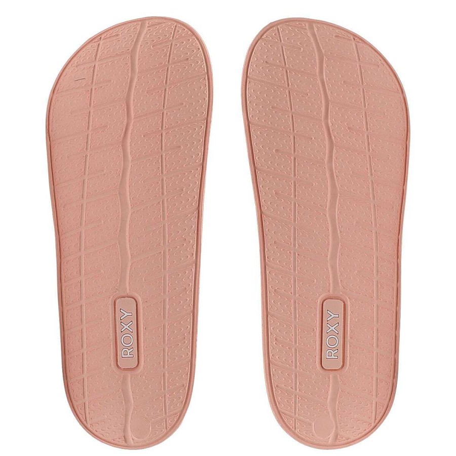 Kids ROXY Girls Shoes | Roxy Slippy 2 Girls Slides Peach