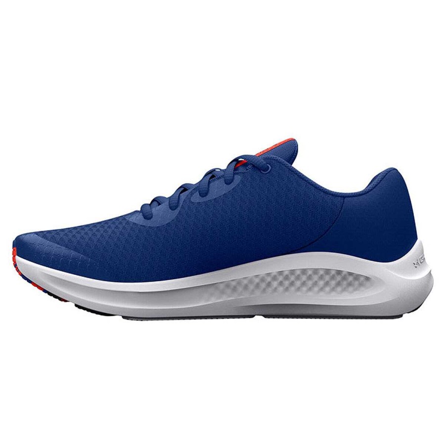 Kids Under Armour Running | Under Armour Charged Pursuit 3 Gs Kids Running Shoes Blue/Orange