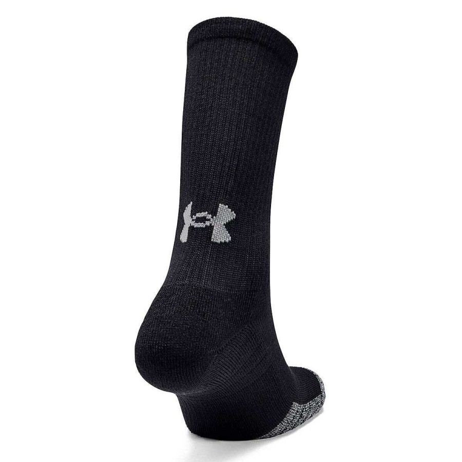 Men Under Armour Socks | Under Armour Heatgear Crew Socks Black