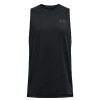 Kids Under Armour Activewear | Under Armour Boys Tech Vent Sleeveless Tee Black