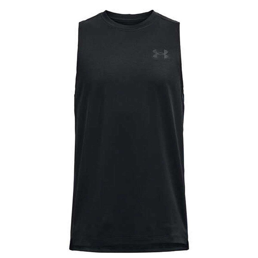 Kids Under Armour Activewear | Under Armour Boys Tech Vent Sleeveless Tee Black