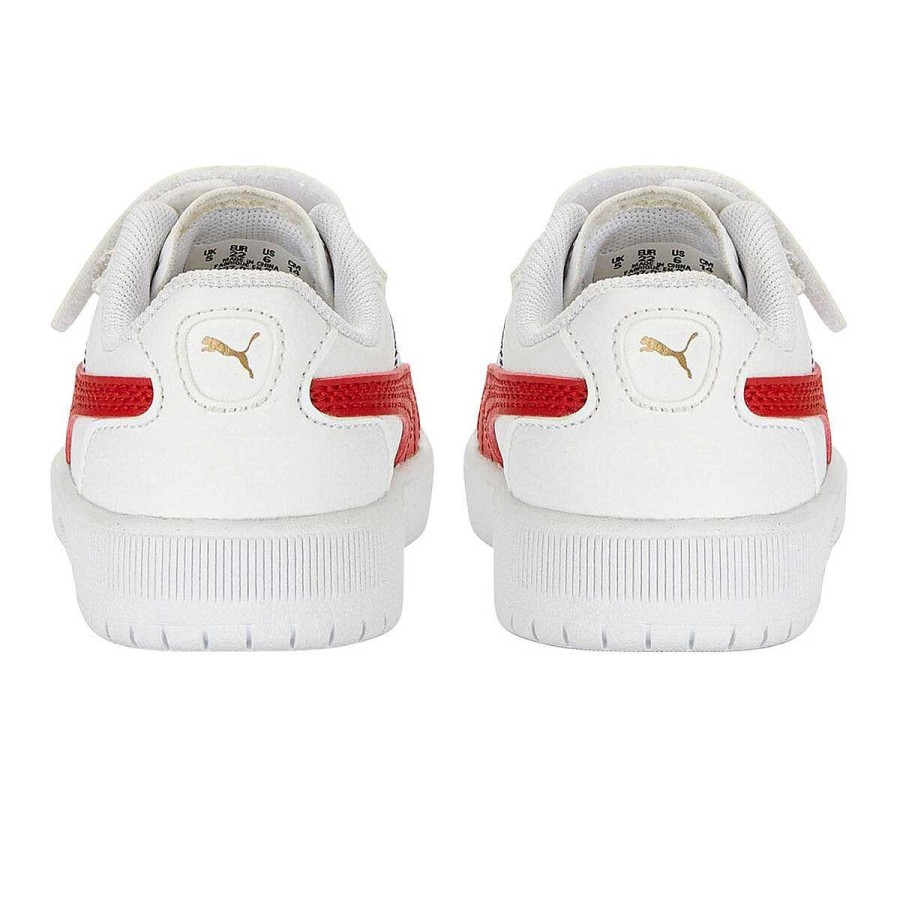 Kids PUMA Toddlers Shoes | Puma Court Ultra Toddlers Shoes White/Red