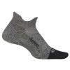 Men Feetures Socks | Feetures Elite Cushion No Show Tab Socks Grey