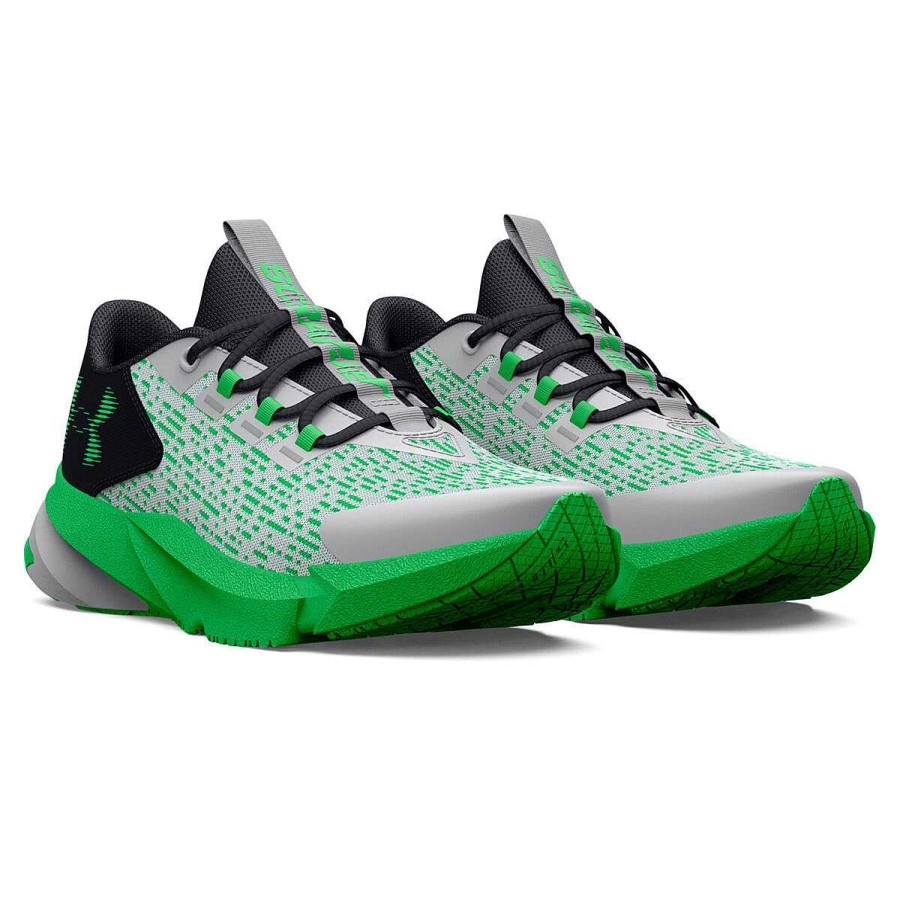 Kids Under Armour Training | Under Armour Scramjet 5 Gs Kids Running Shoes Green/Black