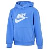 Kids Nike Hoodies & Sweatshirts | Nike Junior Girls Sportswear Club French Terry Hoodie Blue/White