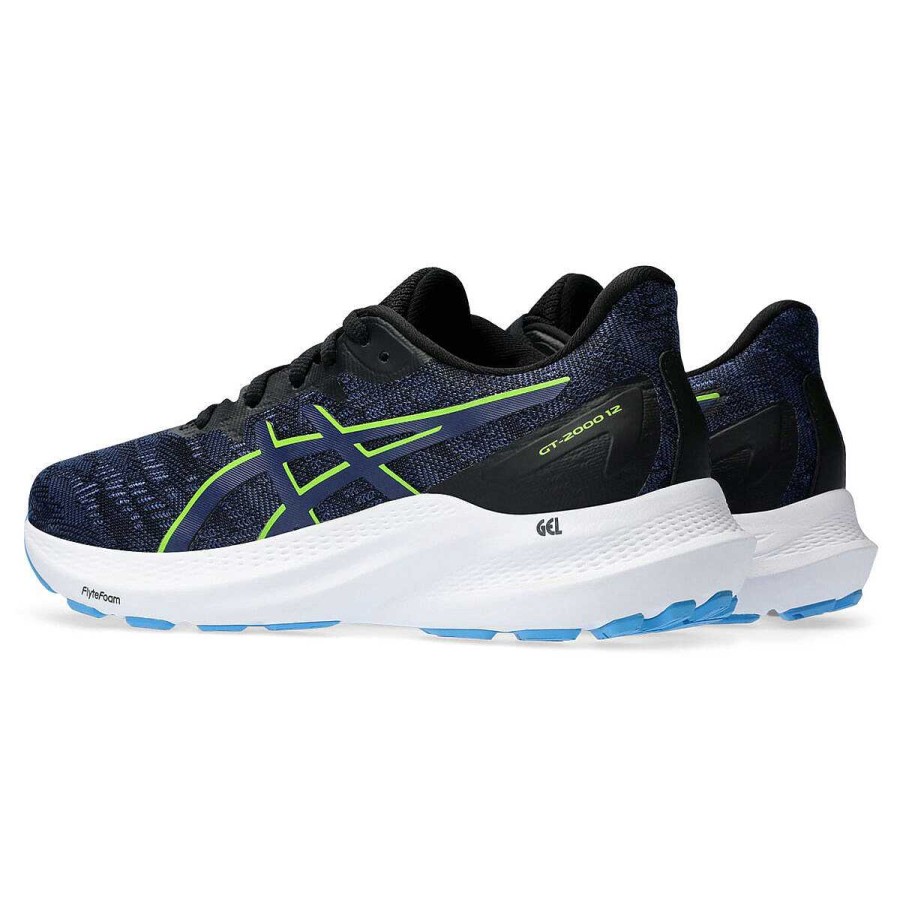 Kids Asics Training | Asics Gt 2000 12 Gs Kids Running Shoes Black/Blue