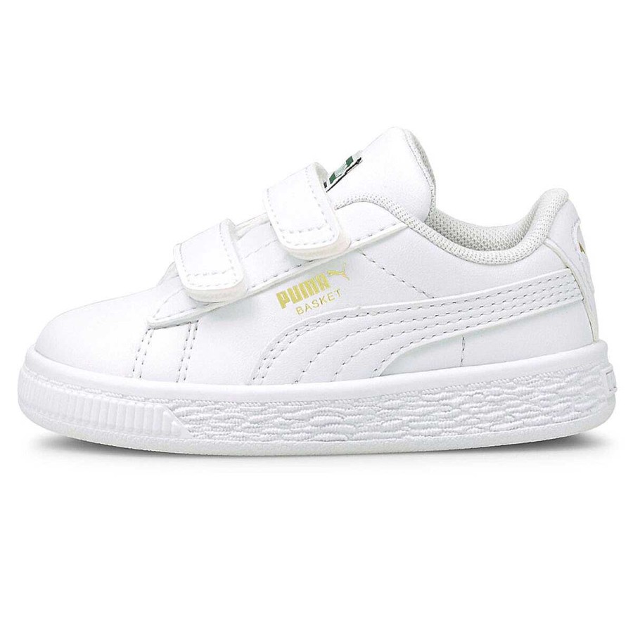 Kids PUMA Casual | Puma Basket Classic Xxi Gs Kids Casual Shoes White