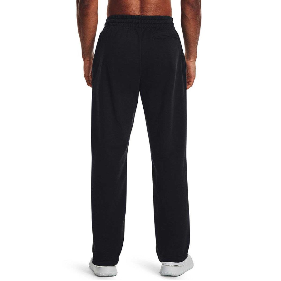 Men Under Armour Track Pants | Under Armour Mens Ua Rival Fleece Pants Black