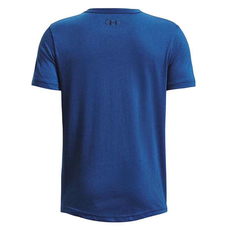 Kids Under Armour Activewear | Under Armour Boys Project Rock Sms Tee Blue