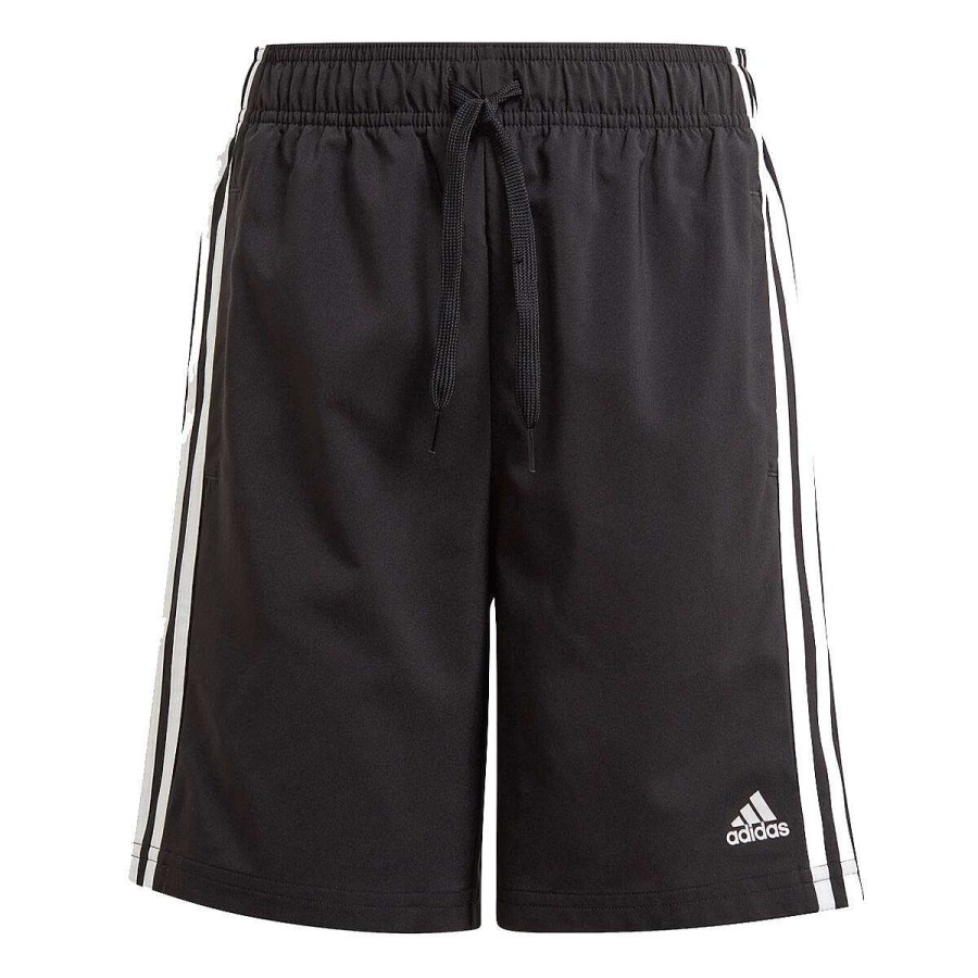 Kids adidas Shorts | Adidas Boys Essentials 3-Stripes Chelsea Shorts Black