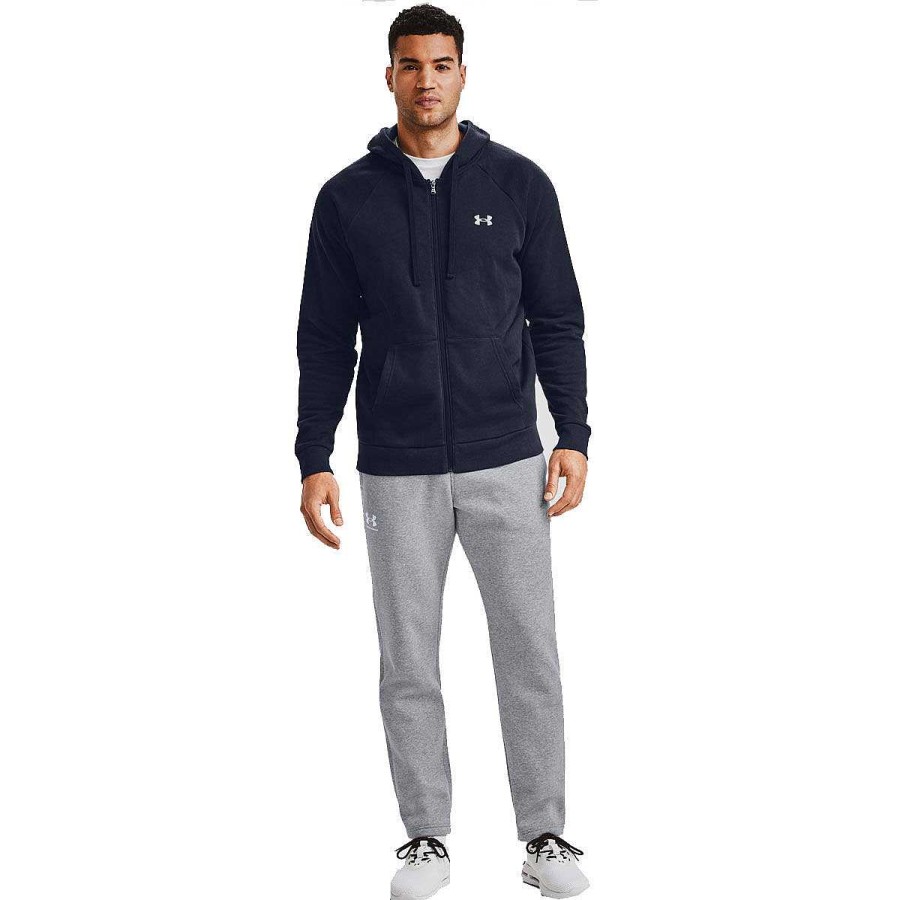 Men Under Armour Track Pants | Under Armour Mens Ua Rival Fleece Pants Grey