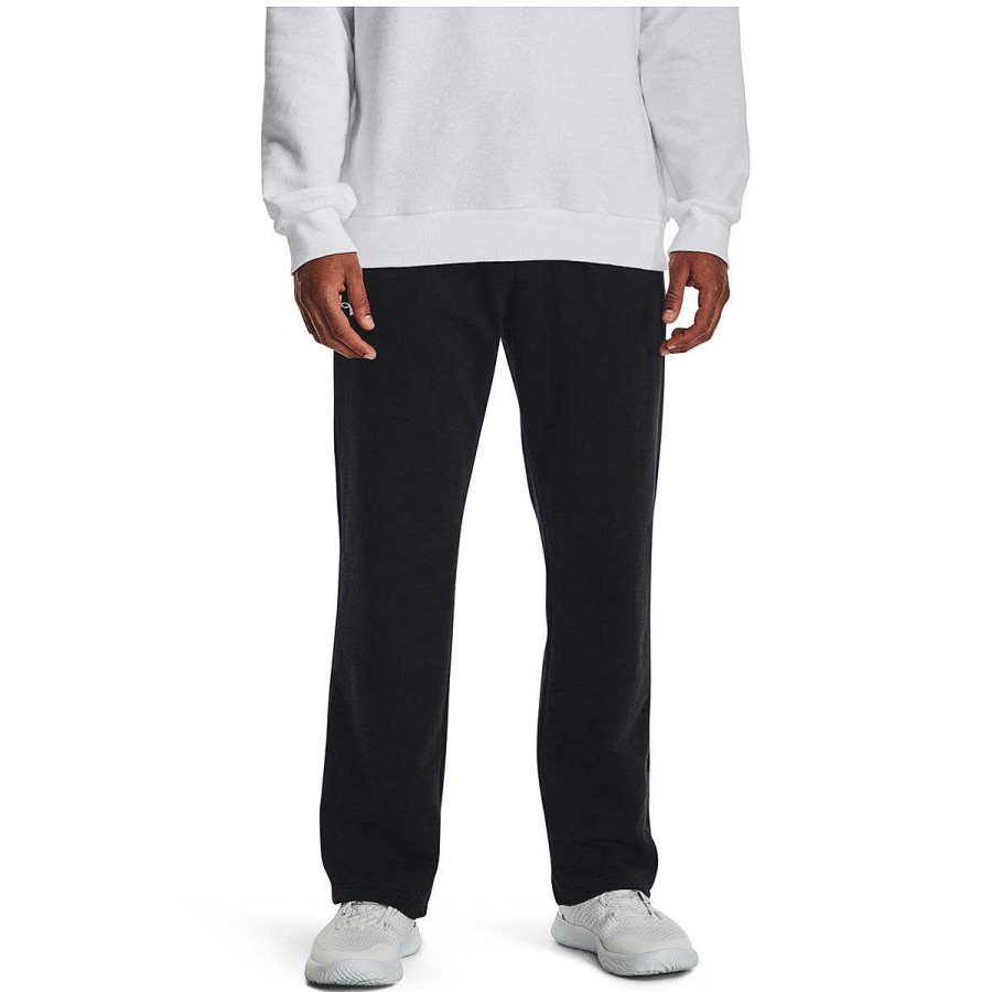 Men Under Armour Track Pants | Under Armour Mens Ua Rival Fleece Pants Black