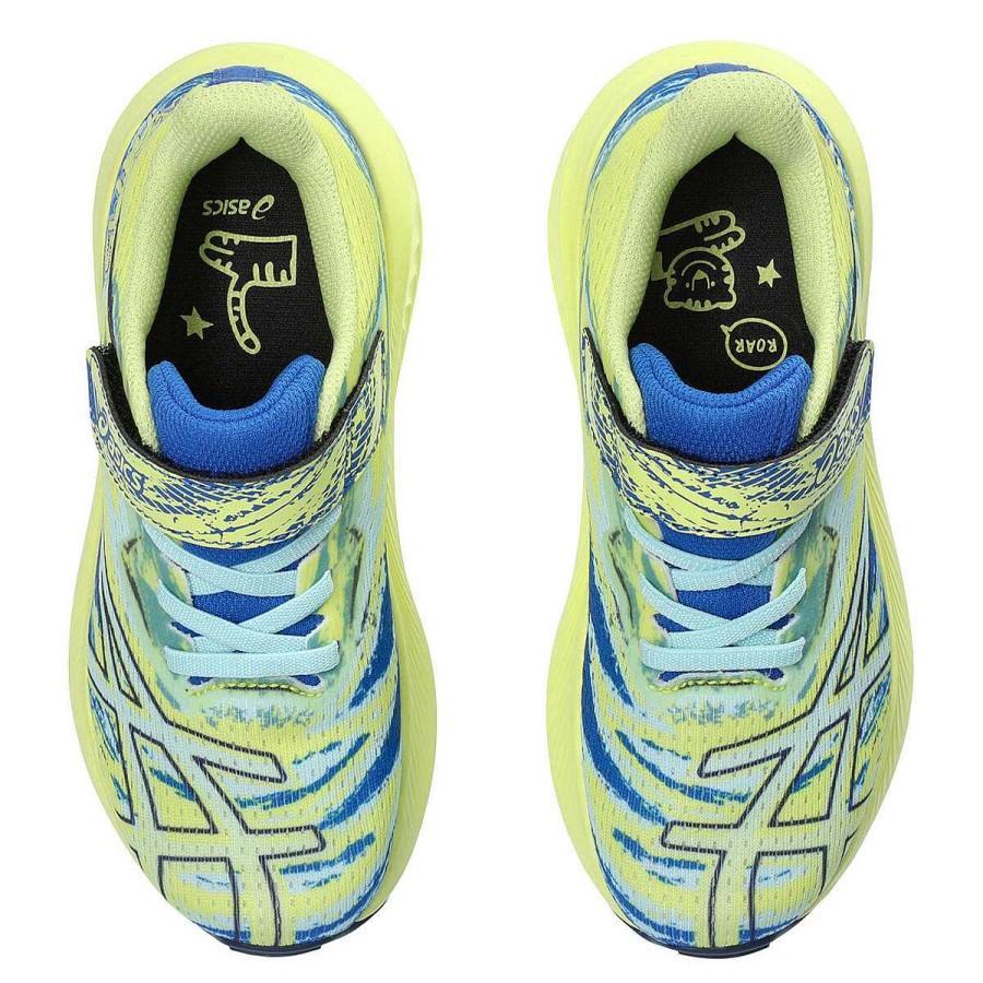 Kids Asics Sneakers | Asics Pre Noosa Tri 15 Ps Kids Running Shoes Blue/Yellow