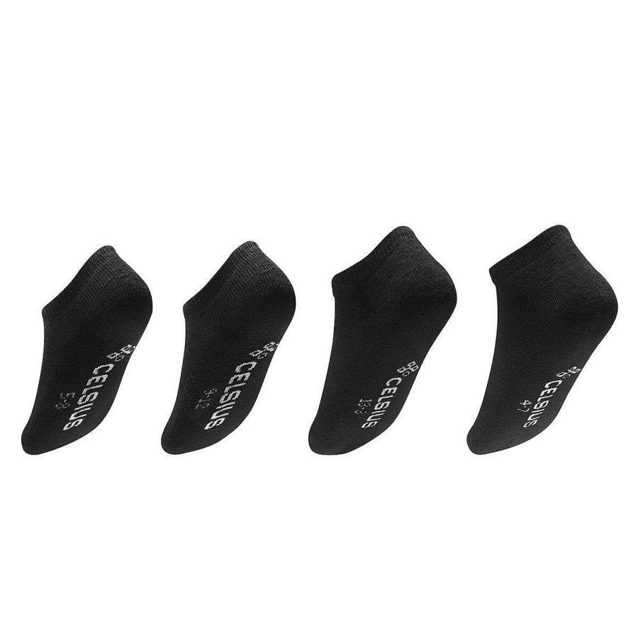 Kids Celsius Socks | Celsius Kids No Show Socks Black