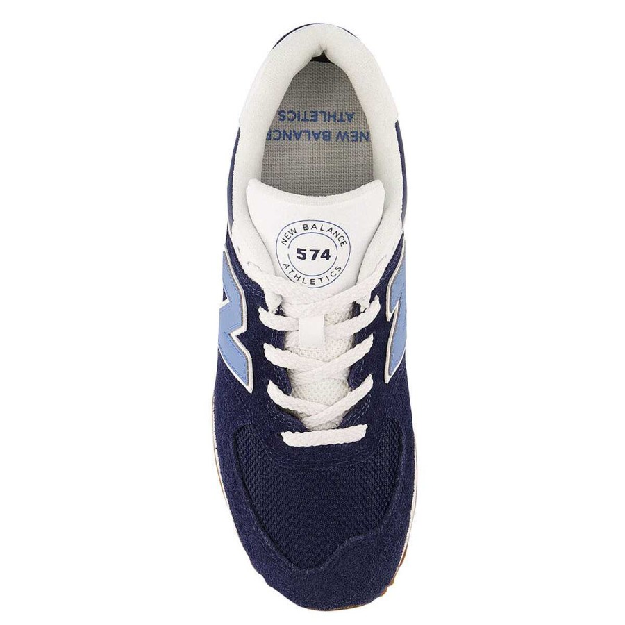 Kids New Balance Girls Shoes | New Balance 574 Gs Kids Casual Shoes Navy