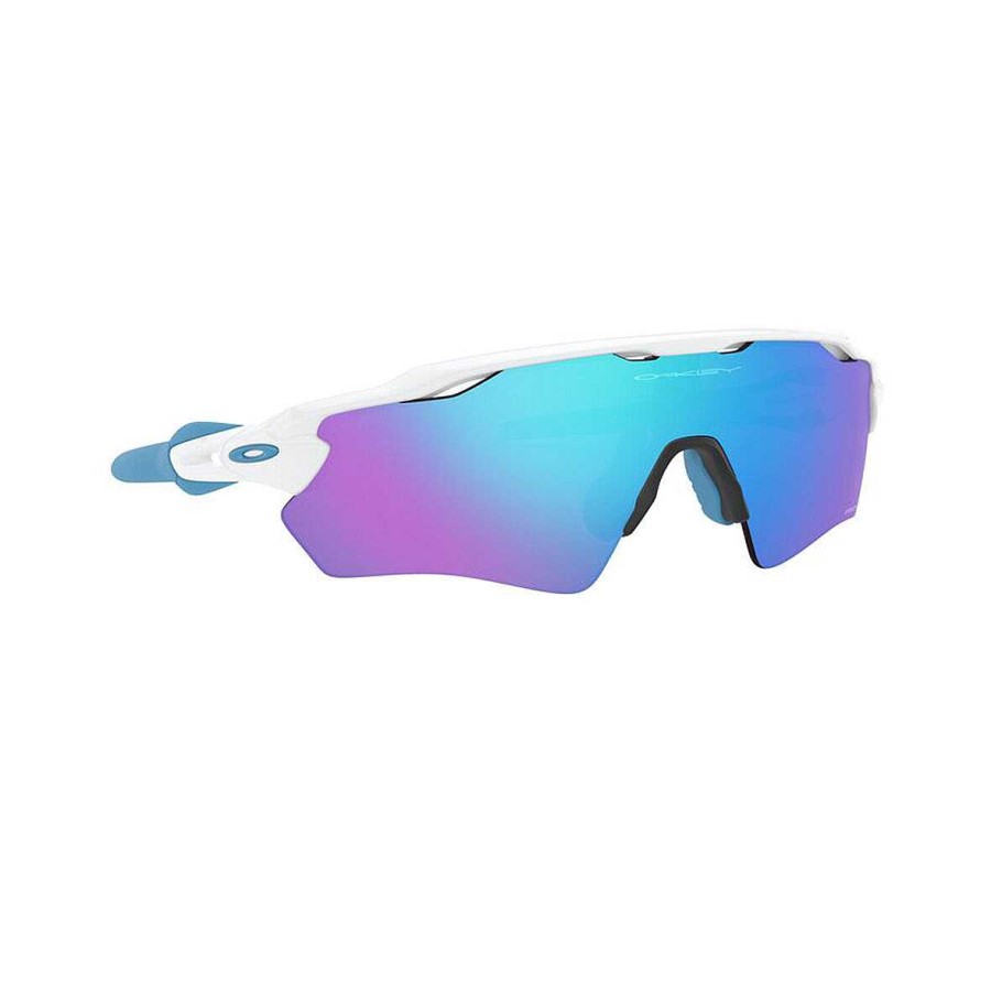 Men Oakley Sunglasses | Oakley Radar Ev Path Xs Sunglasses - Polished White With Prizm Sapphire