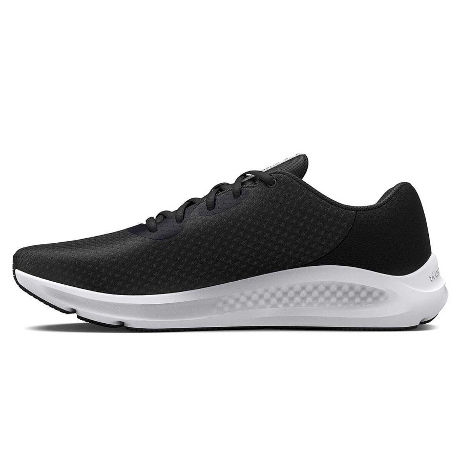 Kids Under Armour School Shoes | Under Armour Charged Pursuit 3 Mens Running Shoes Black/Silver