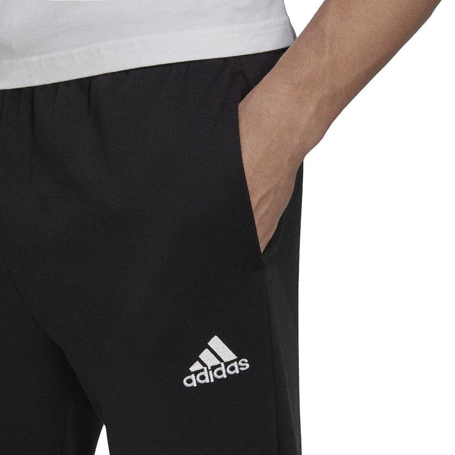 Men adidas Track Pants | Adidas Mens Feel Cozy Track Pants Black