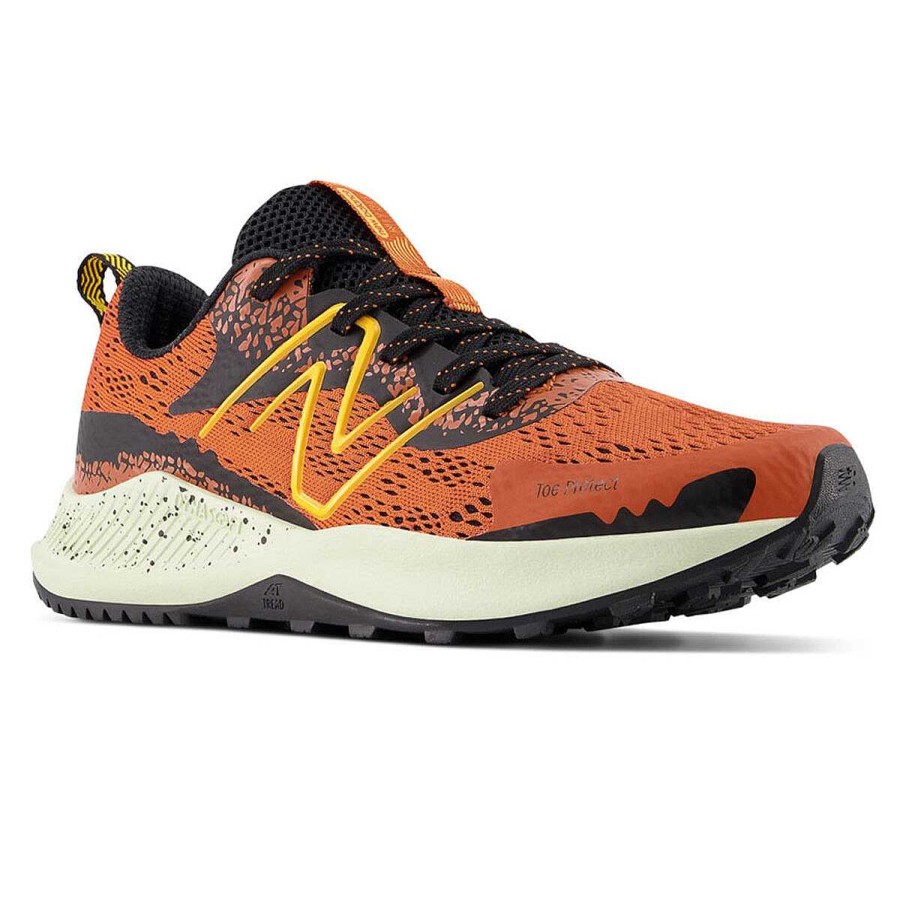 Kids New Balance Running | New Balance Nitrel V5 Gs Kids Trail Running Shoes Orange/Black