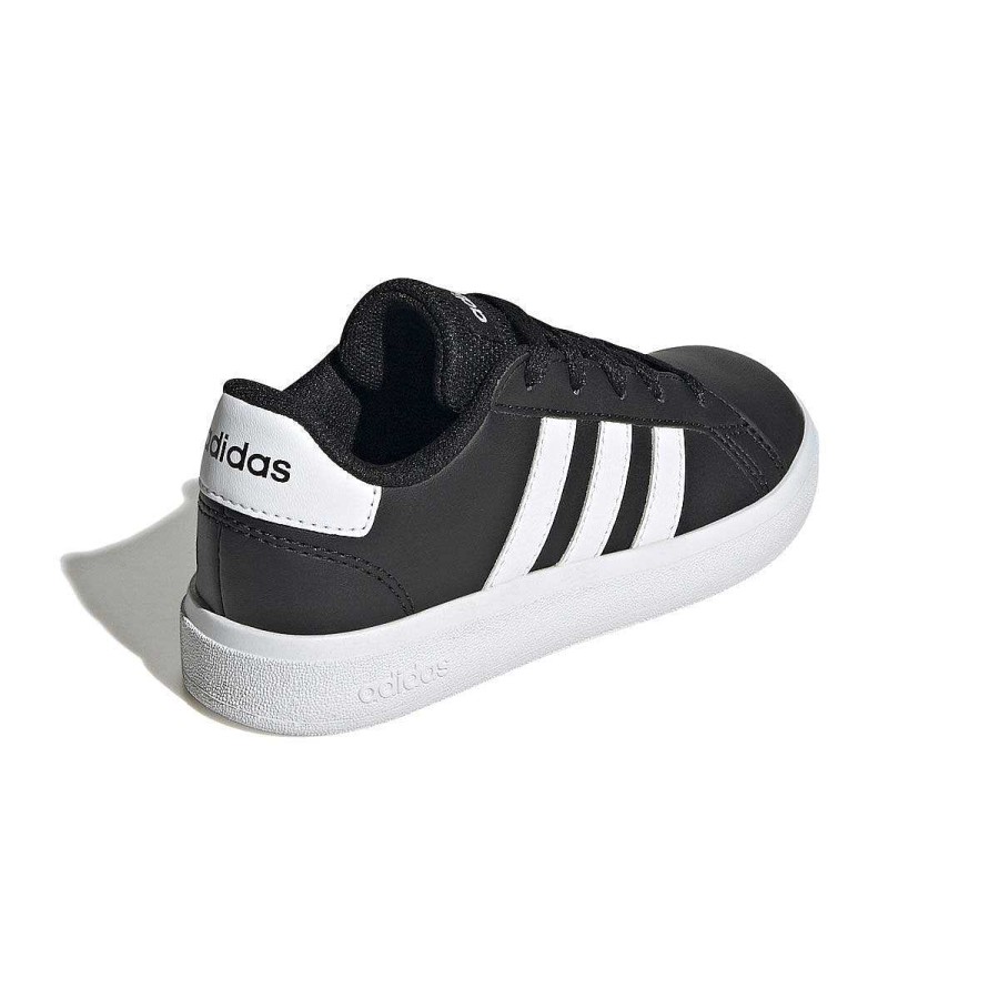 Kids adidas School Shoes | Adidas Grand Court 2.0 Kids Casual Shoes Black/White