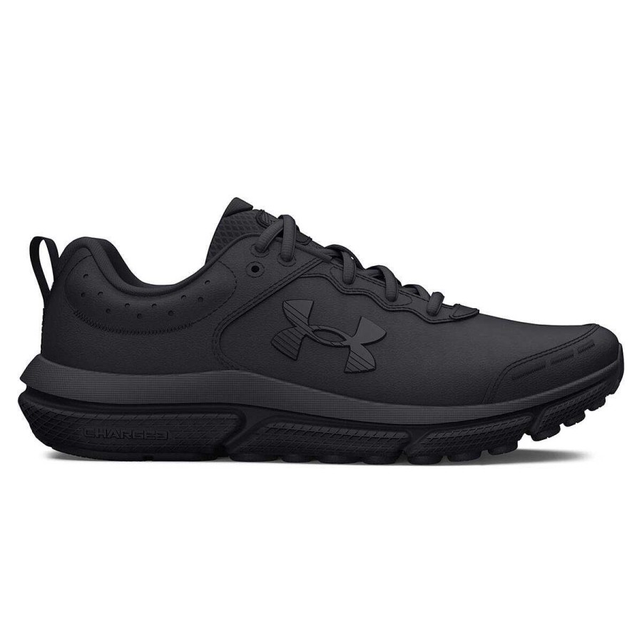 Kids Under Armour Running | Under Armour Assert 10 Uniform Gs Kids Running Shoes Black