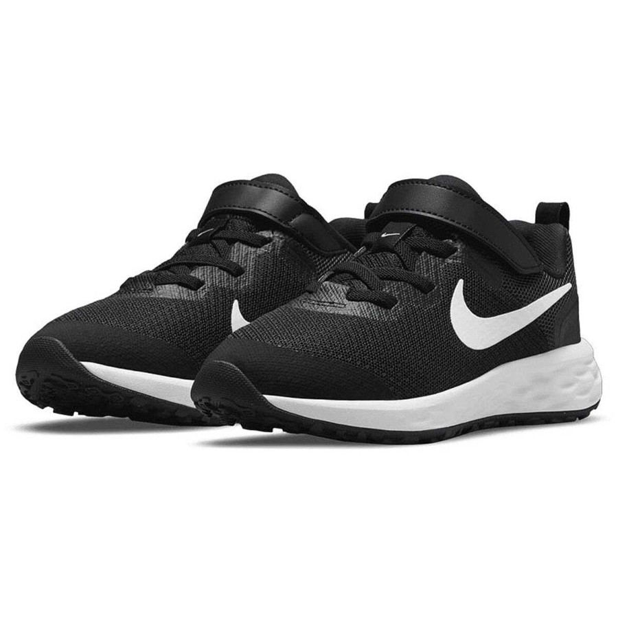 Kids Nike Training | Nike Revolution 6 Next Nature Ps Kids Running Shoes Black/White