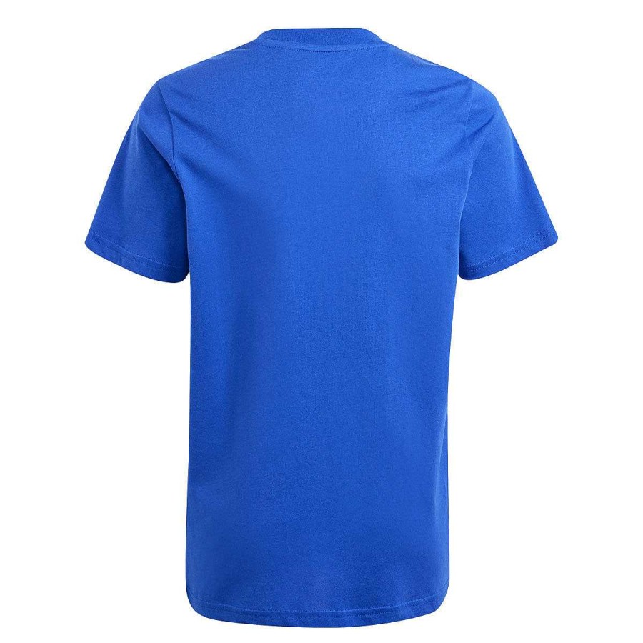 Kids adidas Tees & Tops | Adidas Kids Essentials Big Logo Tee Blue