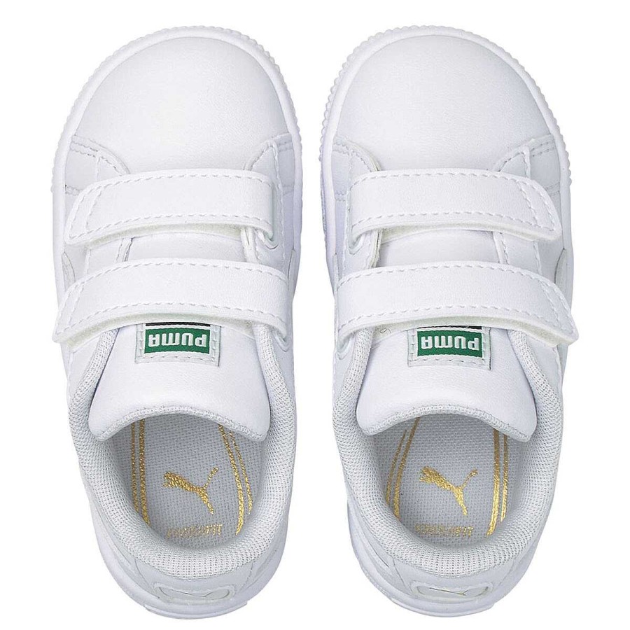 Kids PUMA Toddlers Shoes | Puma Basket Classic Xxi Gs Kids Casual Shoes White