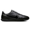 Kids Nike Football Boots | Nike Tiempo Legend 9 Academy Touch And Turf Boots Black/Grey