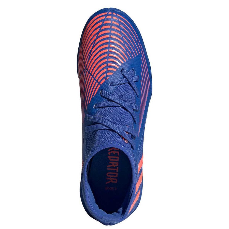 Kids adidas Football Boots | Adidas Predator Edge .3 Kids Indoor Soccer Shoes Blue/Red