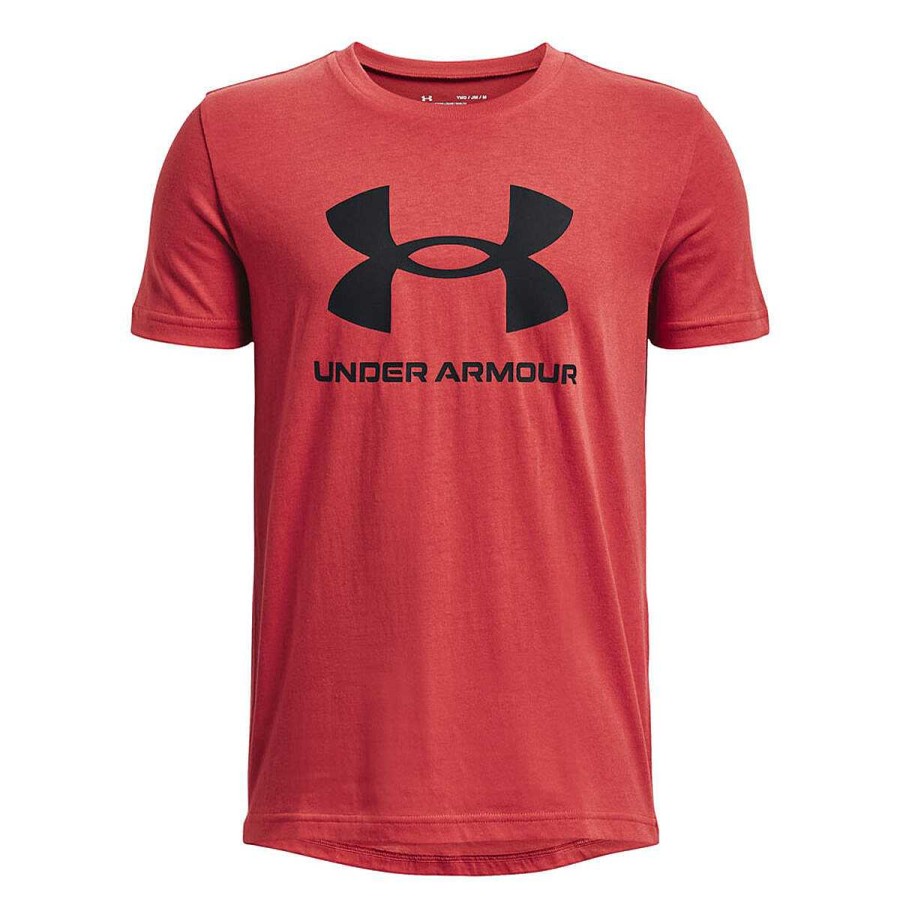 Kids Under Armour Tees & Tops | Under Armour Boys Sportstyle Logo Tee Red