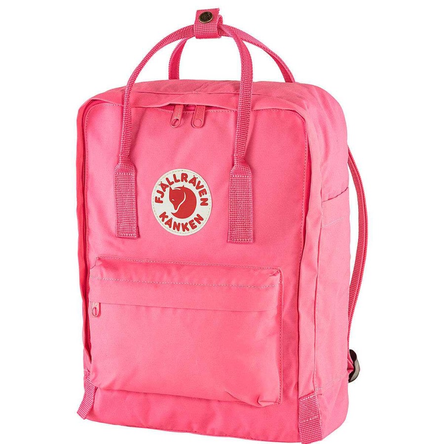 Men Fjallraven Bags | Fjallraven Kanken Backpack Flamingo Pink