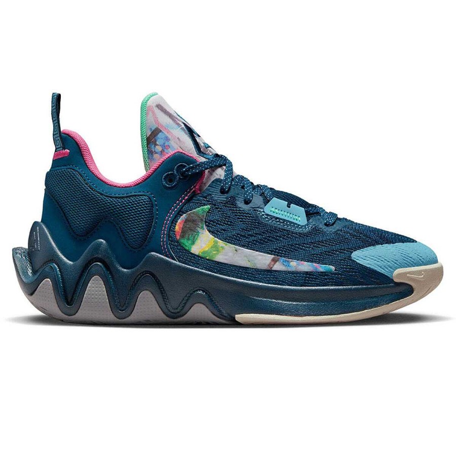 Kids Nike Basketball | Nike Giannis Immortality 2 Gs Kids Basketball Shoes Us 5 Blue/Green