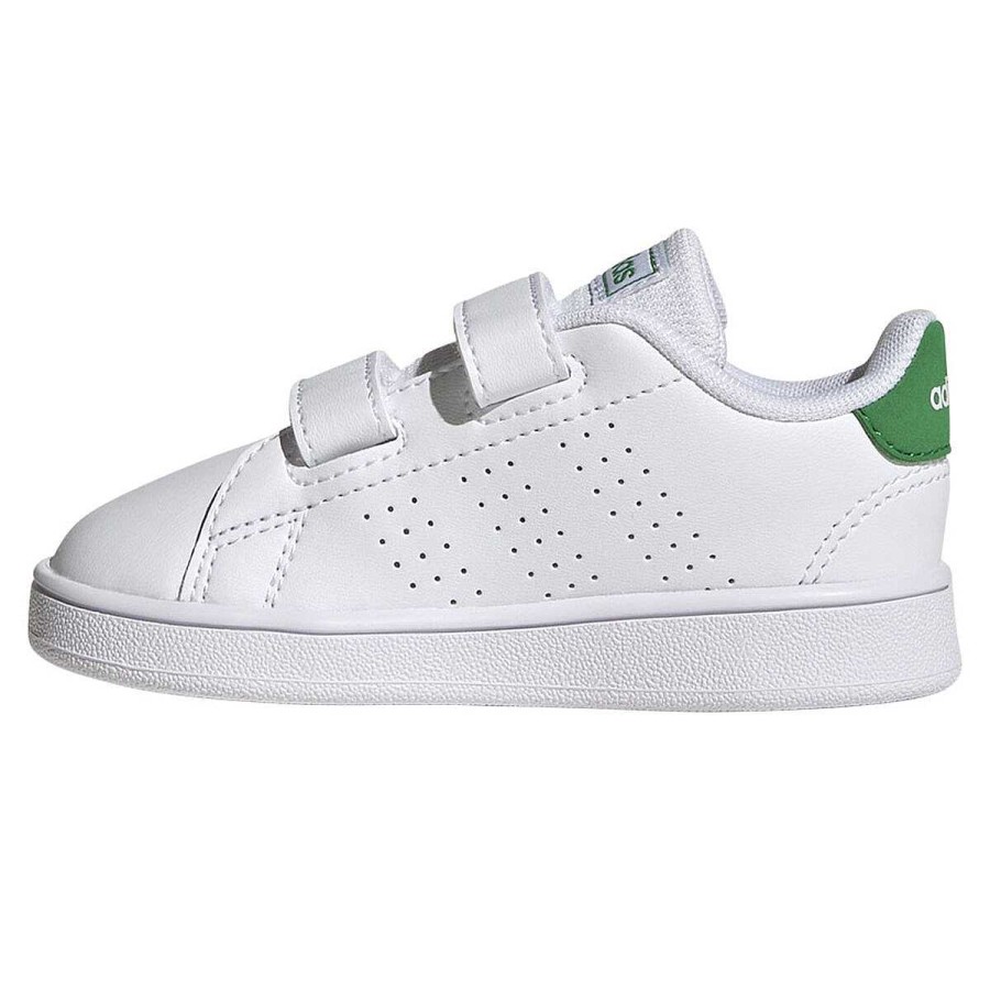 Kids adidas Casual | Adidas Advantage Court Toddlers Shoes White/Green