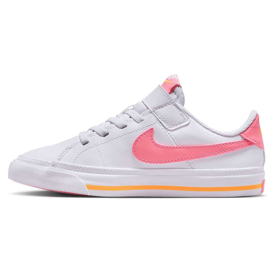 Kids Nike Casual | Nike Court Legacy Ps Kids Casual Shoes Us 3 White/Pink