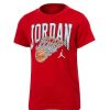 Kids Jordan Activewear | Jordan Junior Boys Buckets Tee Red