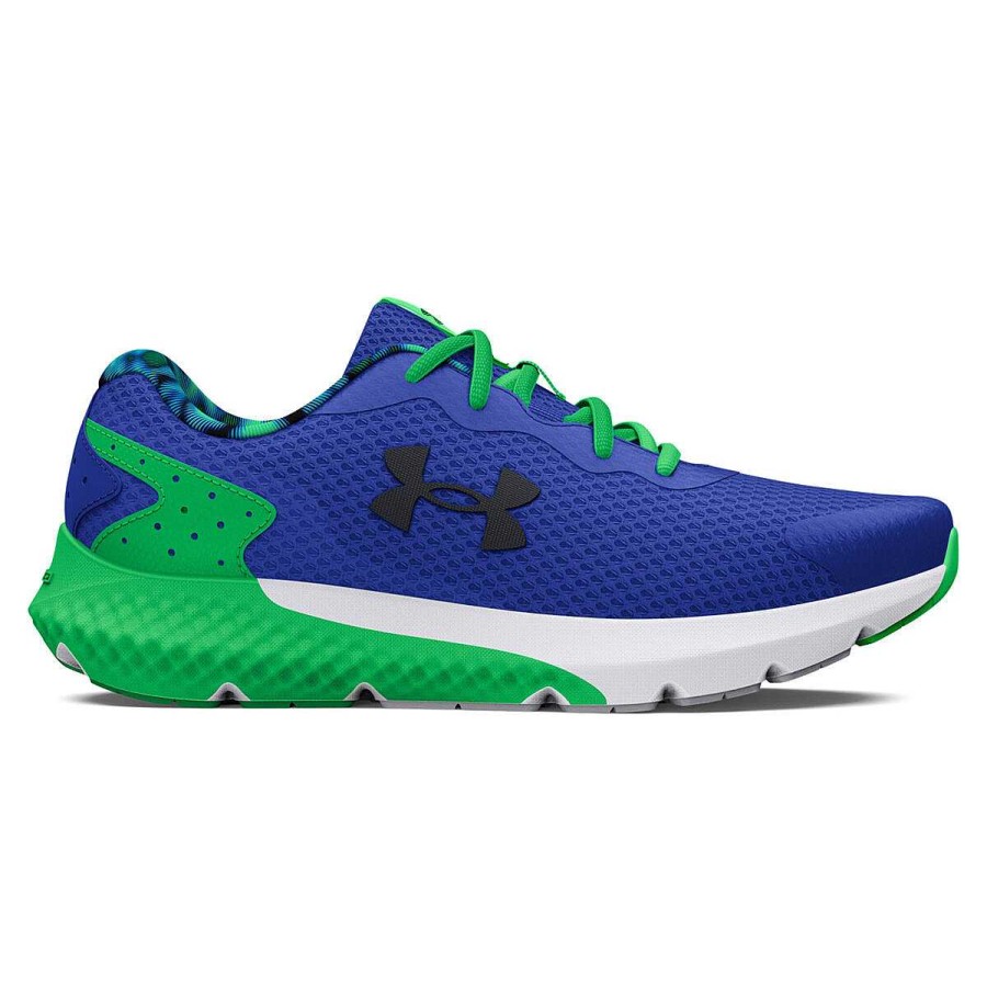 Kids Under Armour Training | Under Armour Charged Rogue 3 Gs Kids Running Shoes Royal/Green