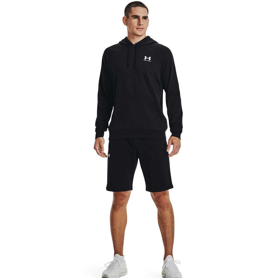 Men Under Armour Jackets | Under Armour Mens Ua Rival Fleece Hoodie Black