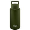 Kids FRANK GREEN Water Bottles | Frank Green Ceramic Reusable Grip 1L Bottle - Khaki