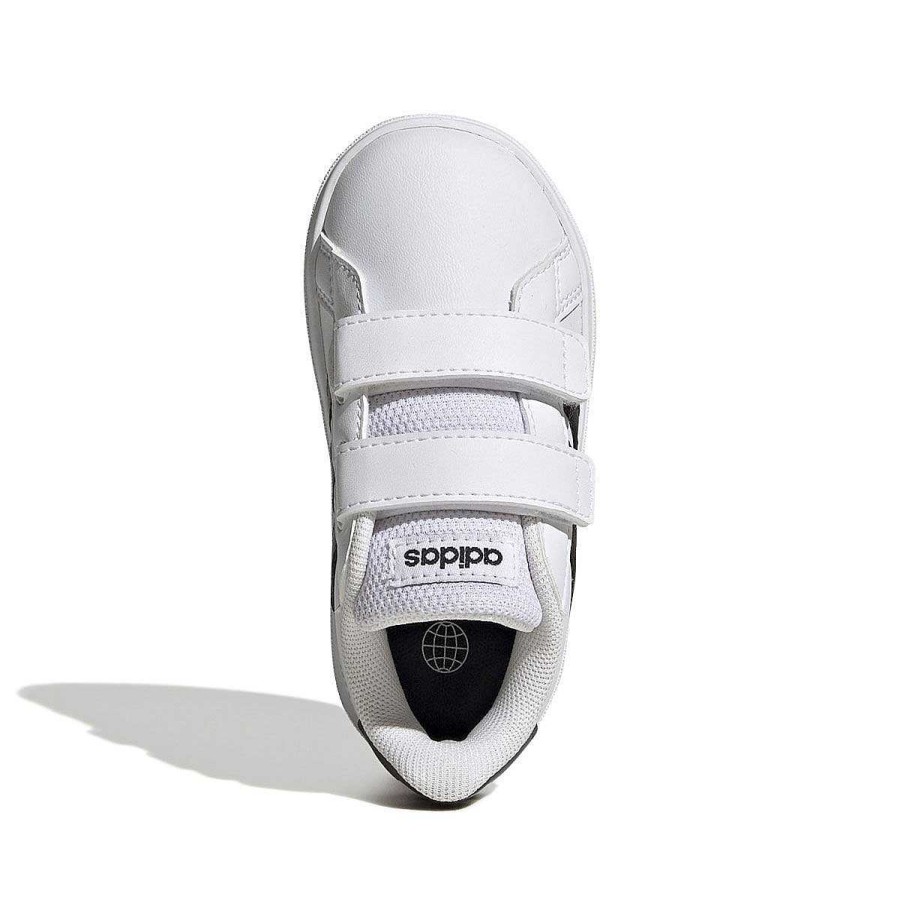 Kids adidas Girls Shoes | Adidas Grand Court 2.0 Toddlers Shoes White/Black