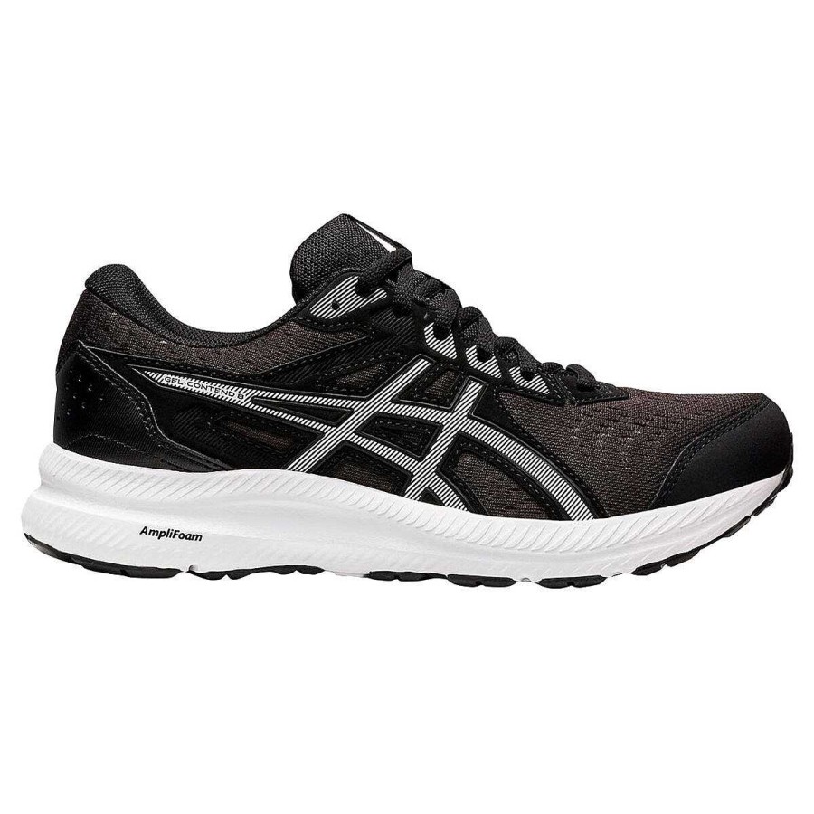 Kids Asics School Shoes | Asics Gel Contend 8 Womens Running Shoes Black/White