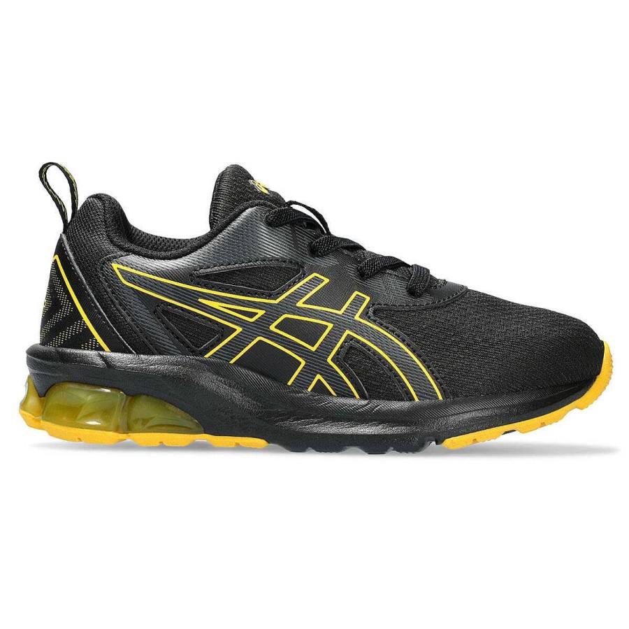 Kids Asics Sneakers | Asics Gel Quantum 90 4 Ps Kids Casual Shoes Black/Yellow