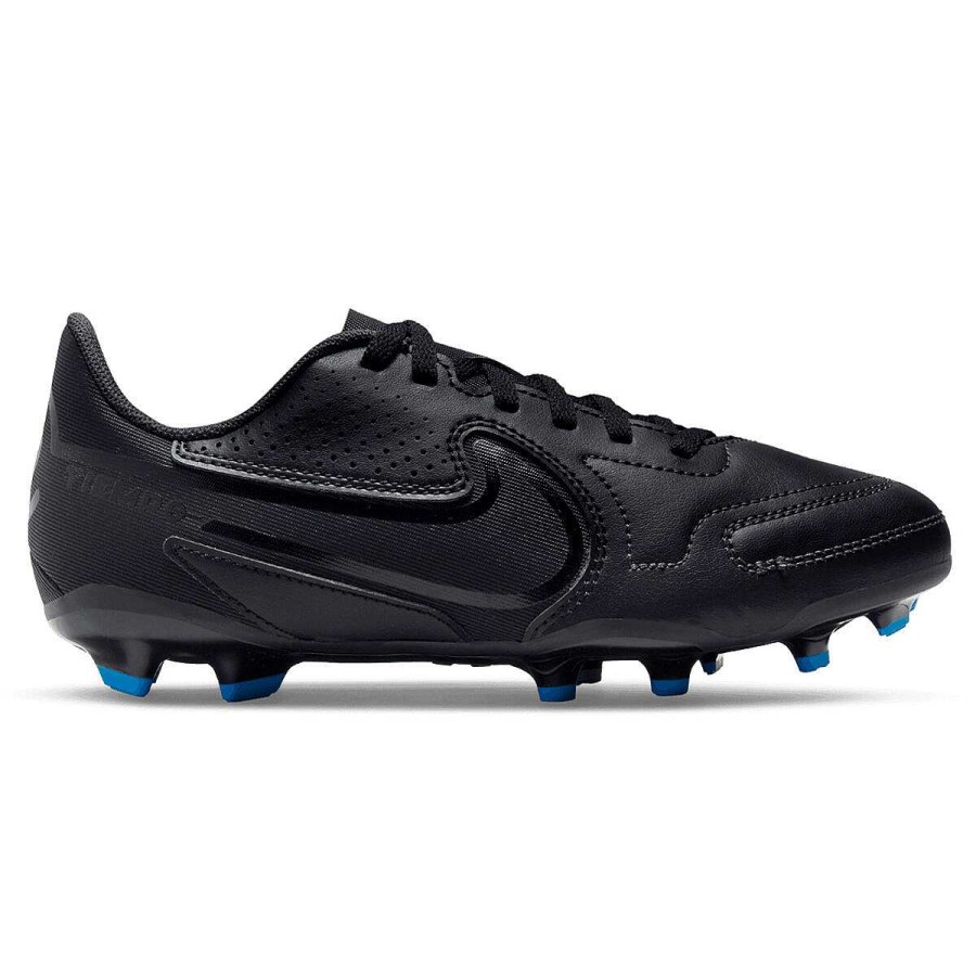 Kids Nike Football Boots | Nike Tiempo Legend 9 Club Kids Football Boots Black/Grey